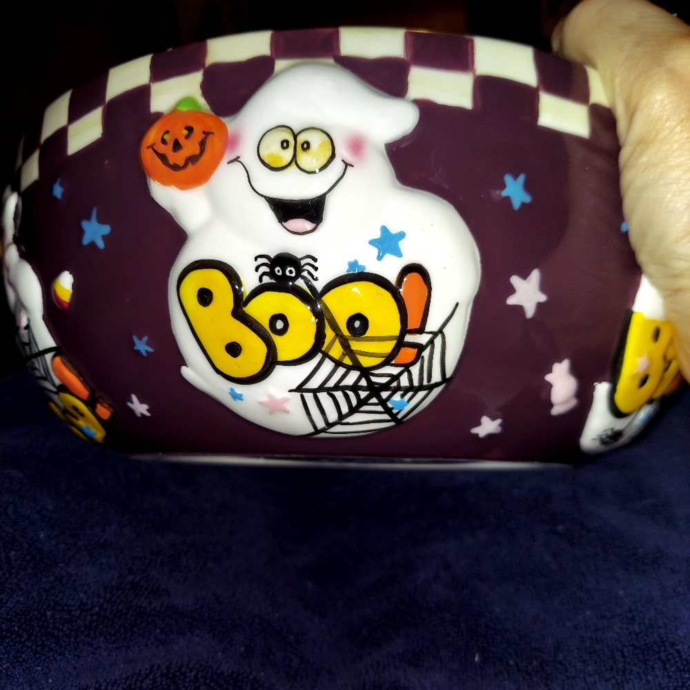 A large Halloween bowl